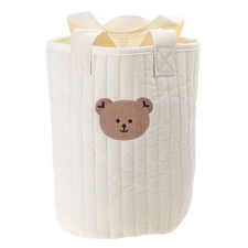 Baby Diaper Caddys Bear Storage Basket with Handle Diaper Organizers for Nursery