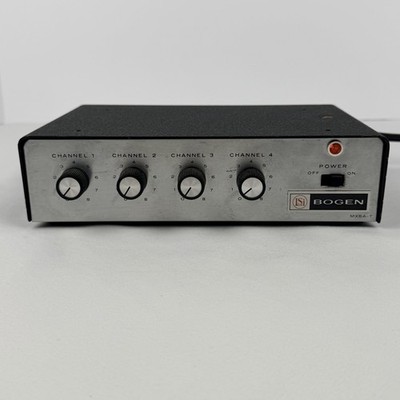 Bogen MX6A-T 4 Channel Solid State Mixer Tested Works