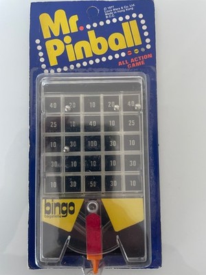 SELTEN 1977 MARX TOYS - MR PINBALL BINGO BAGATELLE - NEU VERSIEGELT