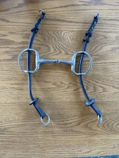 Polo Thick Mouth Cheltingham Gag Bit With Leather Rounds
