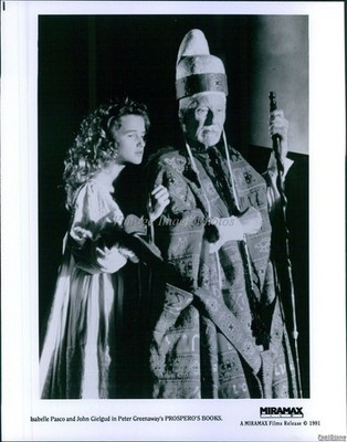 1991 Prospero'S Books Isabelle Pasco John Gielgud Miramax Actor Press Photo 8x10