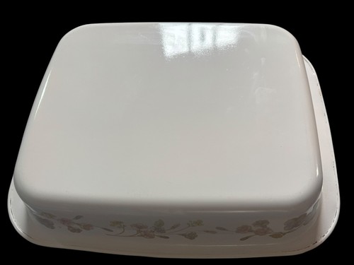 Vintage Corning Ware A-21 Pastell Bouquet offener Bräter Backform Auflaufform - Bild 2 von 6