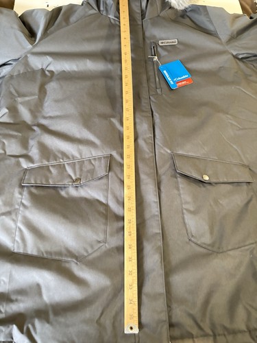 Columbia Suttle Mountain Long Insulated Coat Womens 3X Black Thermal Omni Heat - Picture 14 of 15
