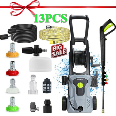 #ad 5000 PSI Electric Pressure Washer High Pressure Washer Portable Powered Washer $12.99