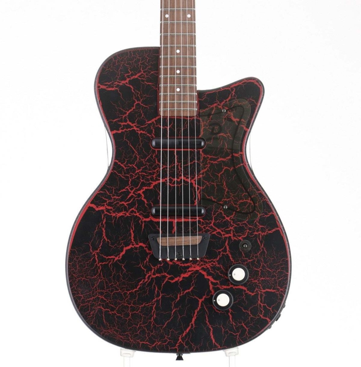 【極希少】 DANELECTRO 56-U2 REISSUE ギター Danelectro 56-U2 Black Red Crackle Lava Finish 2.80kg | eBay