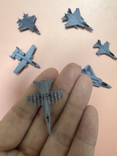 1/500 Us Air Force Series SetF15 F16 F18 F22 F35 A10 Finished Fighter Model6/pcs - Picture 11 of 11