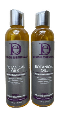 Design Essentials Botanical Oils 2-Pack for Hair & Body - 2 x 4 oz