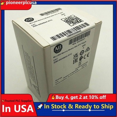 NEW Original AB 2080-MEMBAK-RTC Memory Module With RTC Plug-In US Free Tax