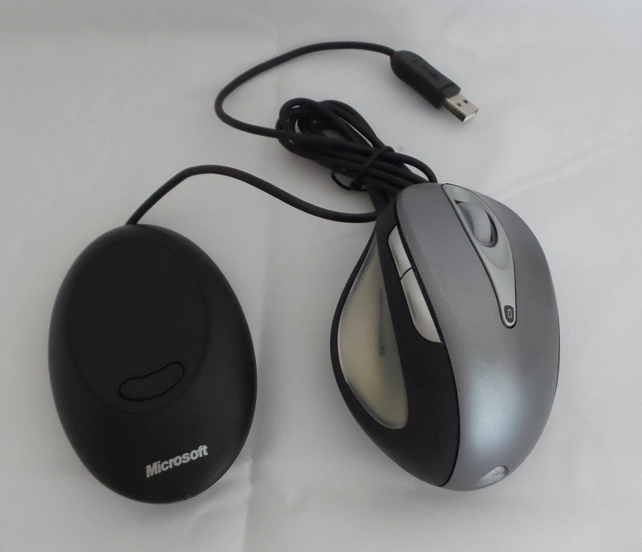 Microsoft 1083 Natural Wireless Laser Mouse 6000 - Metallic Gray (69K-00001) - Image 4 of 4