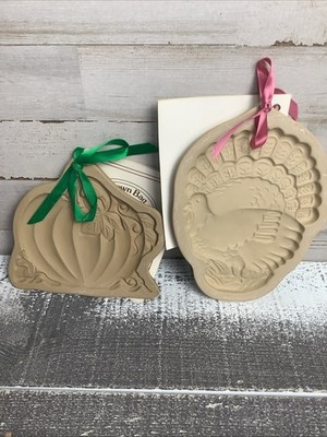 Vintage Brown Bag Cookie Co. Turkey And Pumpkin Cookie Molds