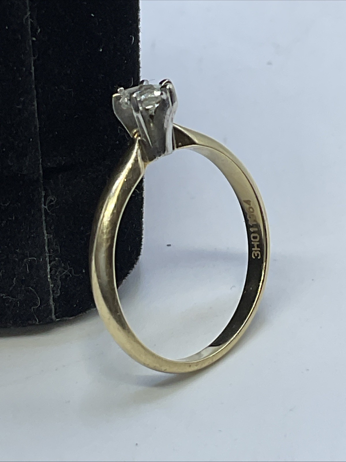 BEAUTIFUL Engagement Ring Solid 14K Two Tone Gold… - image 23