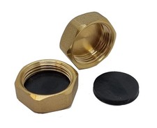 Pipestation Blanking Caps 3/4" Pack of 2 - For Washing Machine & Sink Waste Pip
