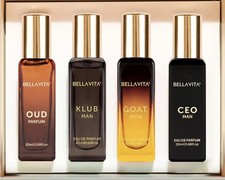 Bella Vita Luxury Man Perfume Gift Set for Men with KLUB OUD CEO GOAT (4x20ml)