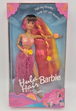 1997 Hula Hair Barbie Doll African American 17048 Mattel NRFB Vintage
