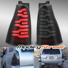 Fit 2003-2009 Toyota 4Runner LUXX-Series LED Tail Lights Replacement Black