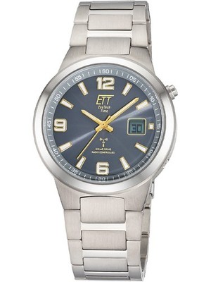 ETT Eco Tech Time EGT-11708-52M Herrenuhr Funk Solar Drive Everest Gents Tita...