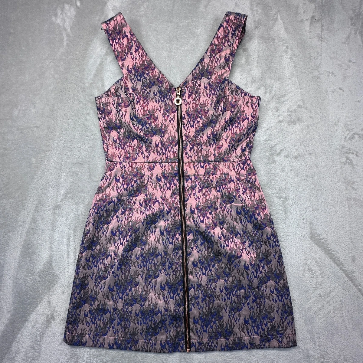 plaid print mini dress Connected Apparel TXN27568