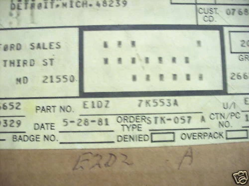 Cable de embrague Ford LTD II 1981 Granada nuevo de lote  Foto 2 de 2