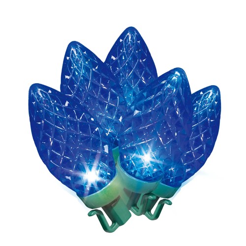Holiday Time 400 Ct Diamond Cut C9 LED Christmas Lights 238 Ft All Color Options - Picture 12 of 13