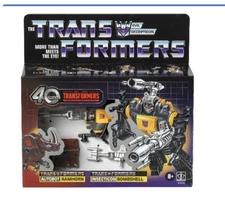 Hasbro Transformers Retro Reissue 40th Anniversary Bombshell & Ramhorn Figures