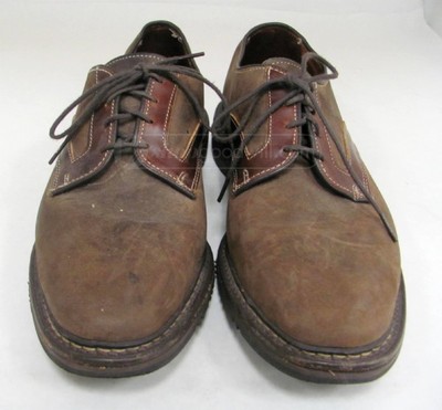 EUC Allen Edmonds Berkshire Brown Oxfords Sz 9.5 D FREE SHIPPING