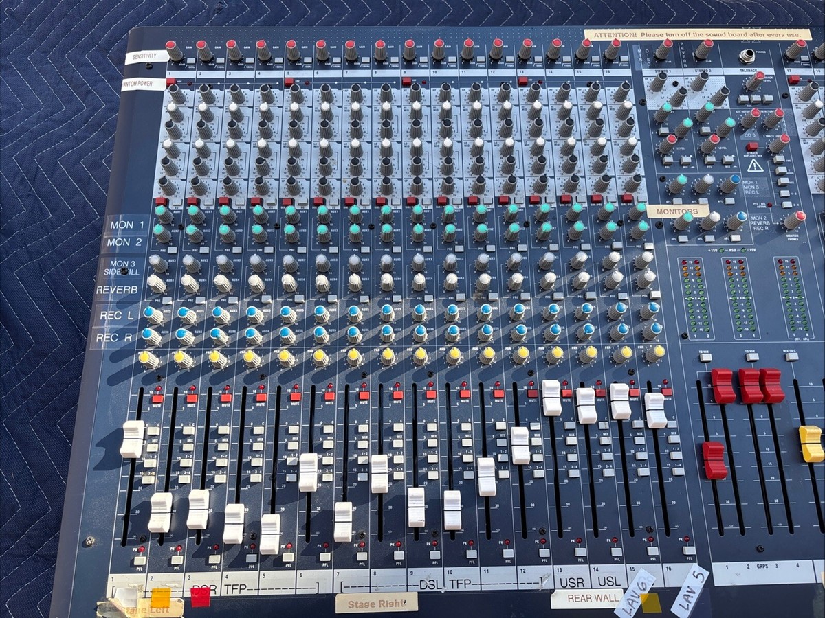 Soundcraft LX7 II 24 Channel Analogue Mixer | eBay