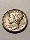 1935-P Silver Mercury Dime VF+ #3288