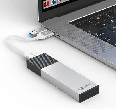 SAN ZANG MASTER M.2 NVMe SSD Enclosure 10Gbps USB C 3.2 Gen 2 Reader for 2242 2260 2280 SSD UK