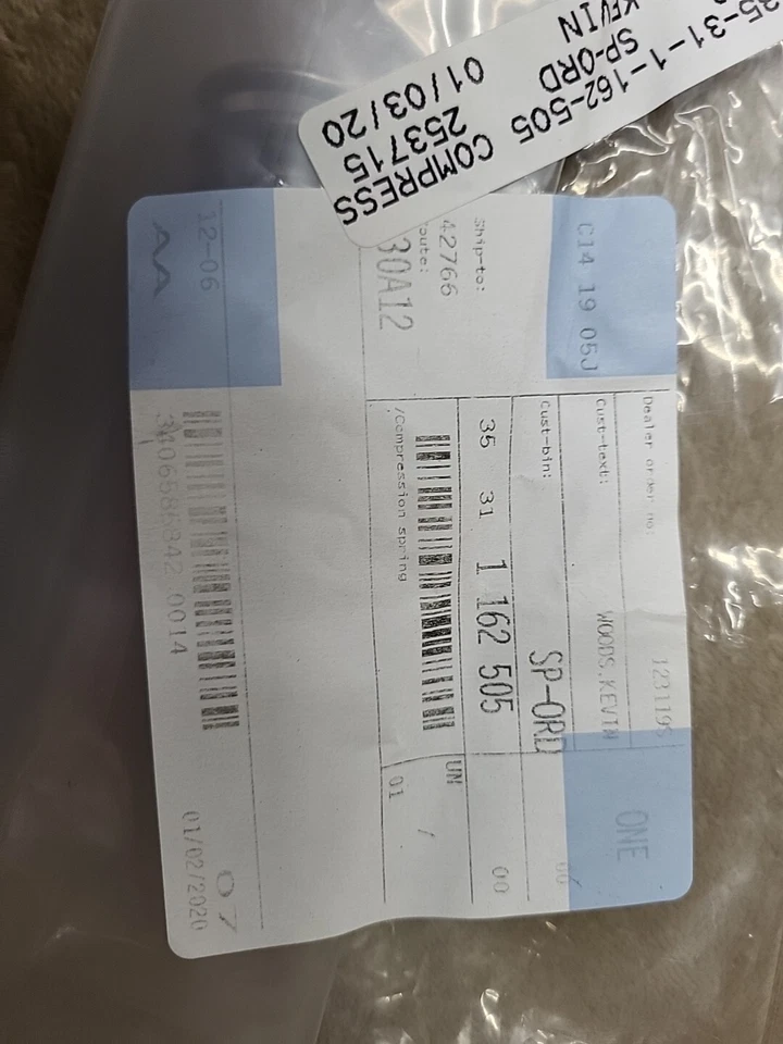 Genuine BMW E36 E38 E39 323i 323ti 325i 325is Compression Spring 35311162505 - Image 3 of 3