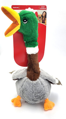 KONG Shakers Honkers Duck LARGE Plush Low Tone Squeaker Toss & Shake Dog Toy 18''