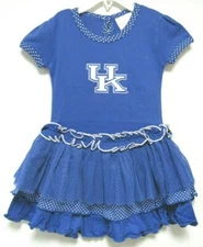 NCAA Kentucky Wildcat Cat Logo on Pin Dot Tutu Dress Two Feet Ahead #258