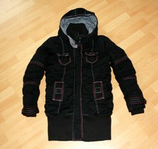 ONLY LONGPARKA STEPPJACKE JACKE MANTEL SCHWARZ Blogger Gr. M NEUW.. TOP!!!
