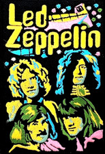 Led Zeppelin Rock Music Embroidered Iron on Patch Applique