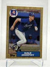 1987 Topps Dale Murphy Baseball Card #490 Mint FREE SHIPPING
