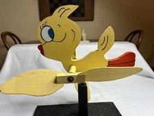 Vintage Folk Art Whirligig Of Tweetie Pie In Great Condition