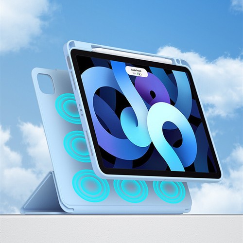 Smart Stand Case For iPad 5 6 7 8 9 10th Gen Pro Air Rotatable Detachable Cover - Picture 7 of 24
