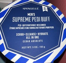 Spongell - Supreme Men's Pedi Buffer In Cedar Absolute 38 Plus Uses Brand New
