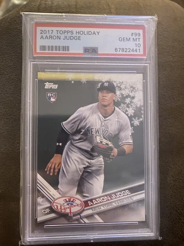 2017 Topps Holiday RC - AARON JUDGE #HMW99 New York Yankees Psa 10 ⭐️⭐️⭐️