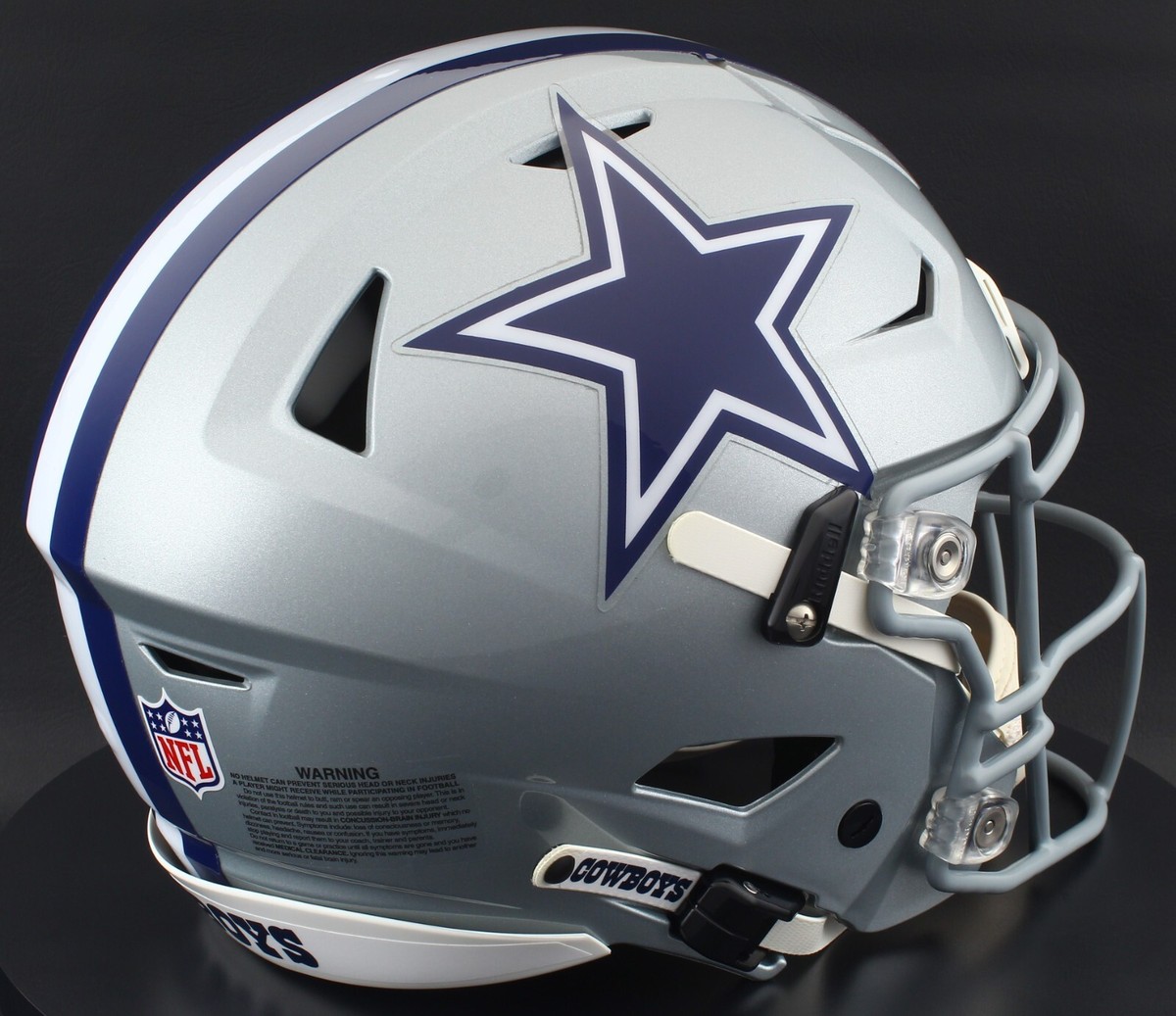 dallas cowboy motorcycle helmet Cowboys AMP Custom Football you must purchase it separately Dallas Cowboys Authentic Speed