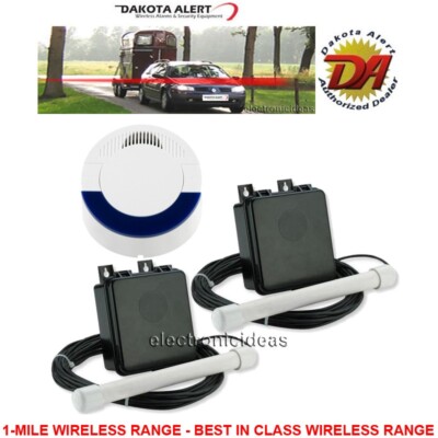 DAKOTA ALERT DCPA-4000 WIRELESS VEHICLE DETECT PROBES DRIVEWAY SECURITY  ALARM