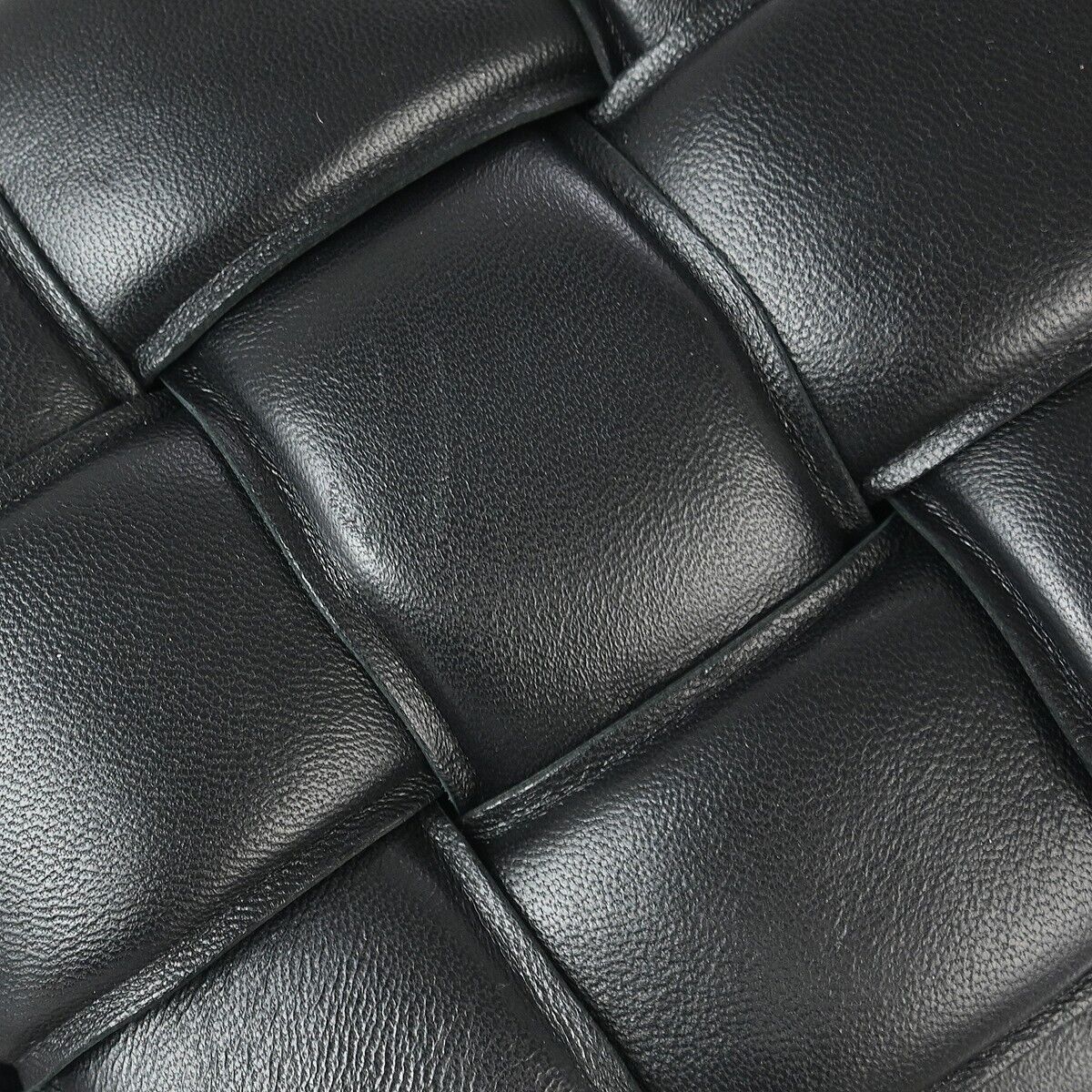 Bottega Veneta Black Leather 2way Shoulder Handbag Bottega Veneta Black Leather 2way Shoulder Handbag