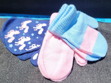 Unicorn Little Girls Mittens Winter Gloves Kids 3 Pack T72 