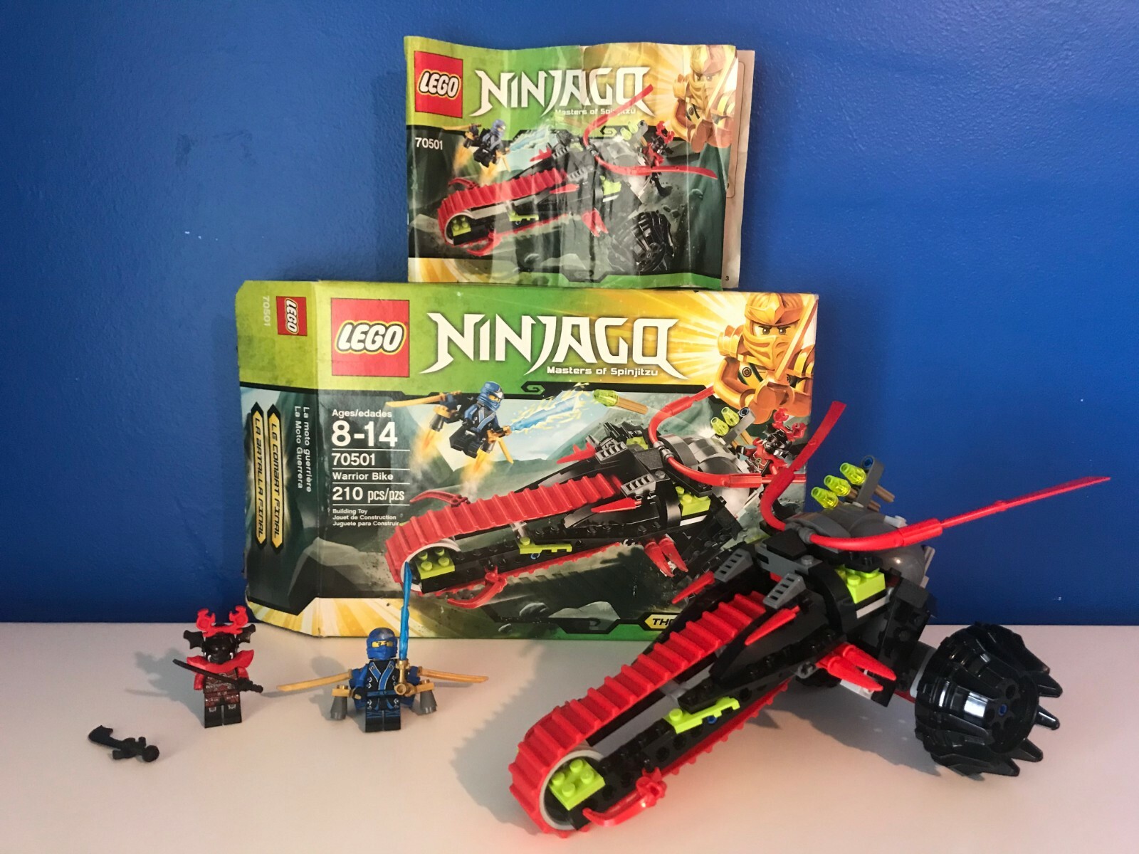 lego ninjago warrior bike