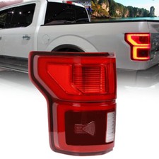 Led Left Driver Tail Light For 2018-2020 Ford F150 Wblind Spot Brake Rear Lamp