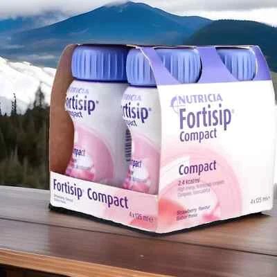 Fortisip Compact 300kcal 24 x 125ml Factory Sealed High Protein 12g per Serving