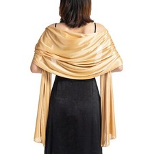 Ralcosuss Women  s Satin Silk Shawl and Wrap for Evening Party Dresses Bridal ...