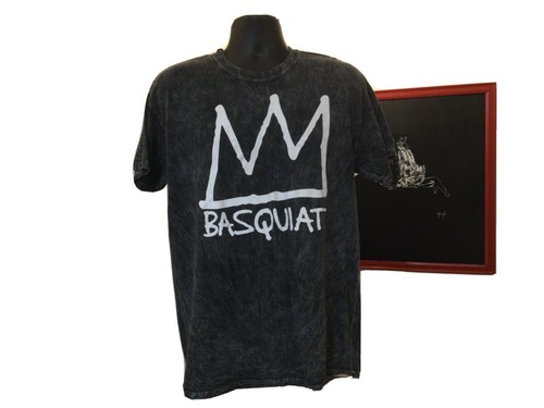 Jean Michel Basquiat Vintage Black Mens 