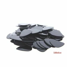 Pick Your Quantity Medium .71 mm Black Picks ABS or Celluloid New Free Ship