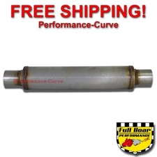 Performance Muffler Max Flow Stainless Steel 2.5 - 4 Round - 18 Body Jxs0426