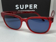 RetroSuperFuture 560 People Crystal Red Frame Sunglasses no box 
